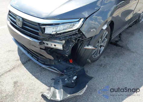 2022 Honda Odyssey Touring из США, поврежденный, VIN 5FNRL6H86NB026316